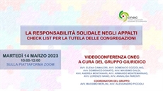 LA RESPONSABILITÀ SOLIDALE NEGLI APPALTI CHECK LIST PER LA TUTELA DELLE CONGREGAZIONI